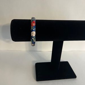 Floral Enamel Bangle